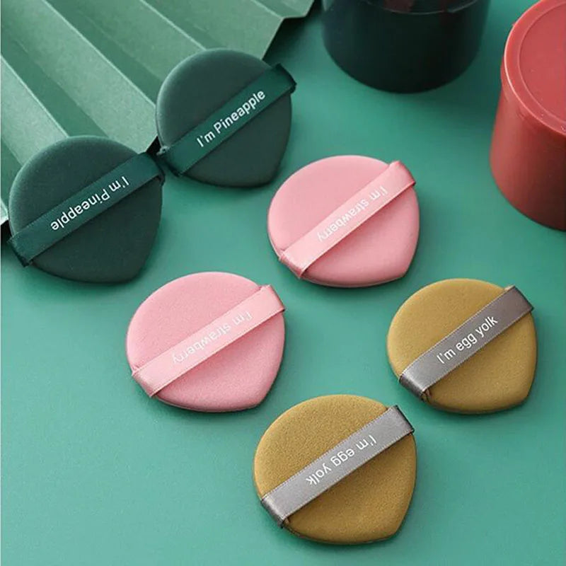 Karsyngirl 7Pcs/box Strawberry Cosmetic Puff Set Double Side Women Soft Makeup Sponge Beauty Make Up Powder Tools 4