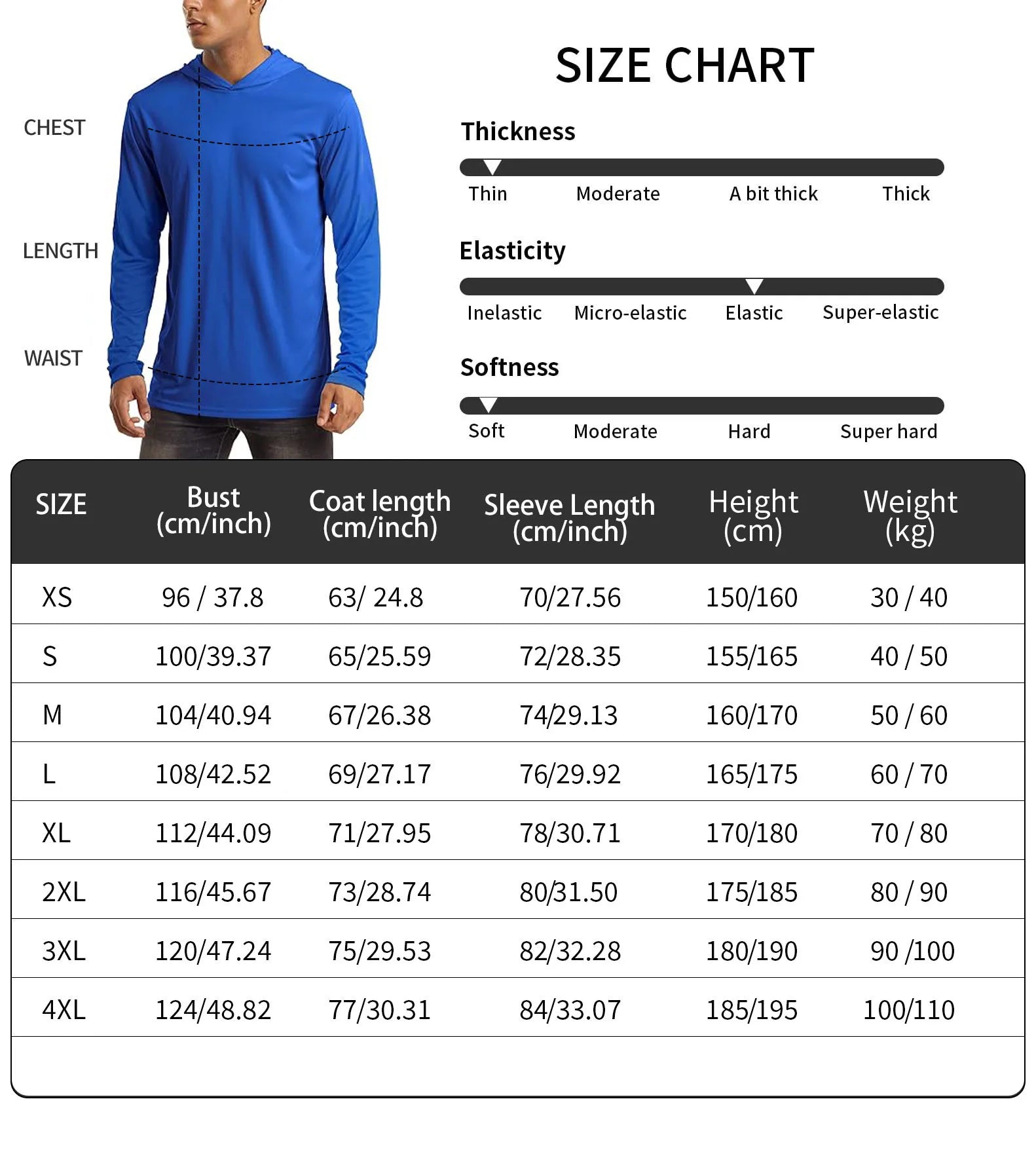 Men's Fishing hooded sweatshirt Fishing UV protection hoodie Camiseta De Pesca clothing hooded top grey white 6