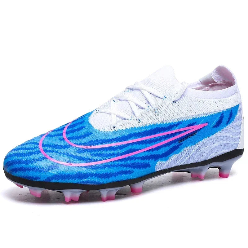 Men Football Boots Outdoor Training Sport Soccer Shoes Breathable Adult Kids TF/FG Cleats Grass Drop Shipping Match Sneakers 6
