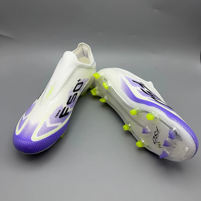 High Quality Mens Soccer Shoes TF/FG Training Football Sneakers Ultralight Non-Slip Turf Soccer Cleats Chuteira Campo 6