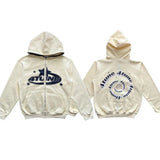 New Clothes Star Letter Print Retro Oversized Hoodie Women Y2K Street Hip-Hop Color Harajuku Casual Zipper Women Sweatshirt 4
