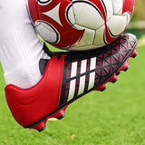 Childrens Football Shoes Indoor Professional Original Boy Football Field Boots Soccer Kids Shoes Society Cleats Training 6
