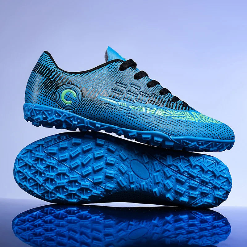 Large Size FG/TF High Quality Mens Soccer Shoes Non-Slip Turf Soccer Cleats for Kids Training Football Boots Chuteira Campo 48