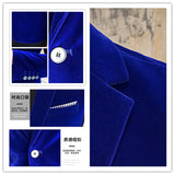 Mens Blazer Men's Fashion Business Gentleman British Style Casual Slim-fit Wedding Work Mens Blazer 5