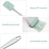 3Pcs Cream Scraper DIY Bread Cake Butter Spatula Mixer Oil Brush Kitchen Baking Tool Silicone Spatula Non-stick 6