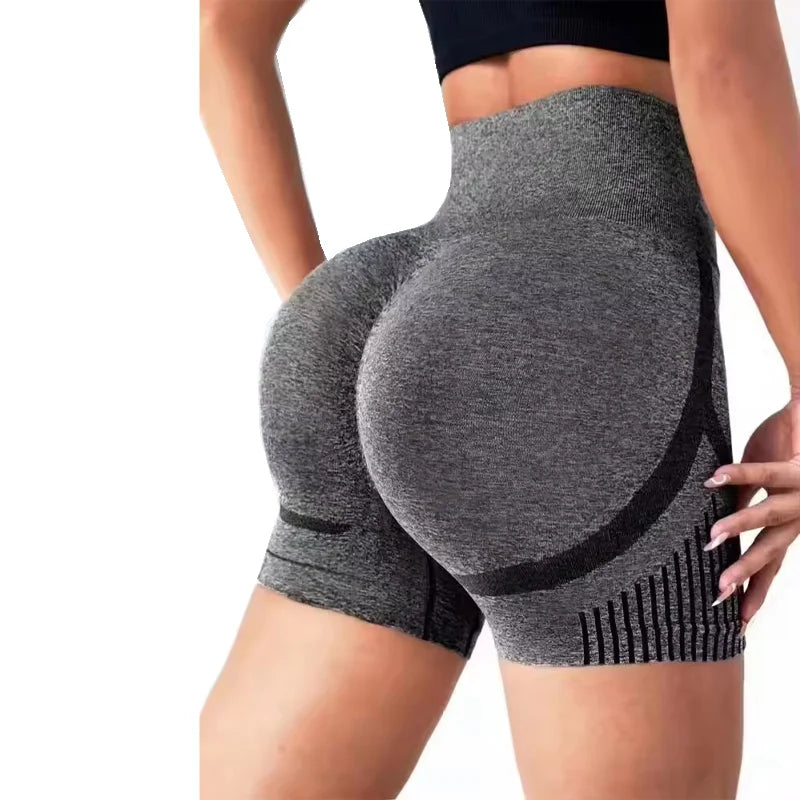 High-Waisted Tummy Control Yoga Shorts