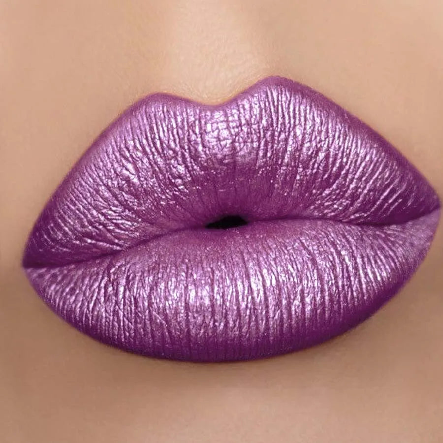Diamond Shimmer Diamond Shimmer Purple Glitter Lip Tint Long Lasting Waterproof Lip oil for Women Girls Lips Make Up Cosmetics 2
