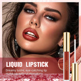 15 Color Glitter Liquid Lipsticks Shimmer Shiny Lipgloss Pearlescent Lip Tint Waterproof Long Lasting Matte Diamond Lips Glaze 4