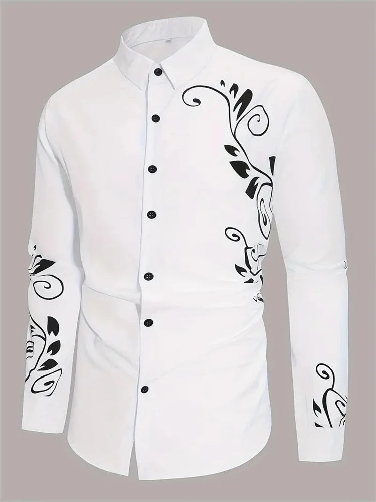 Men-s-3D-Textured-Printed-Casual-Shirt-Buttoned-Long-Sleeve-Autumn-Versatile-Lapel-Luxury-Fashion-Long