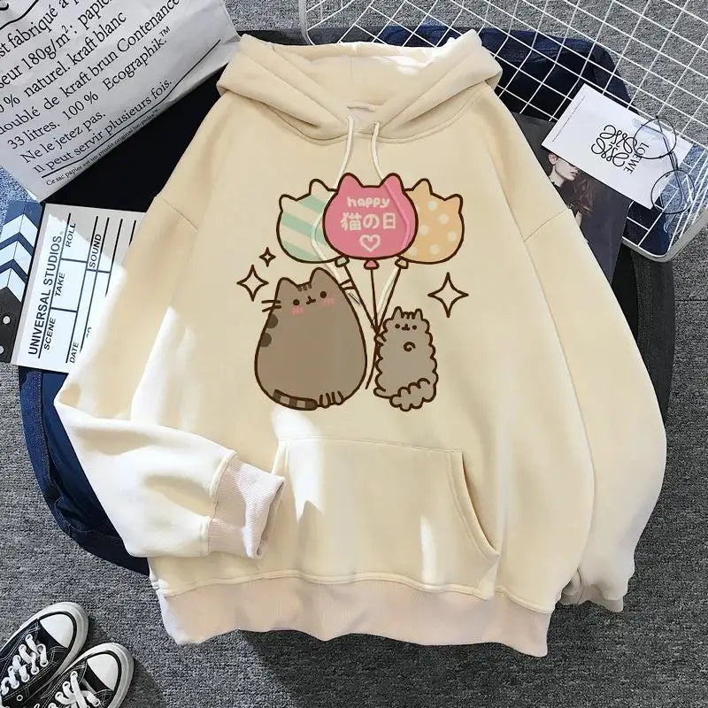 Kawaii Cat Ears Oversized Hoodie
