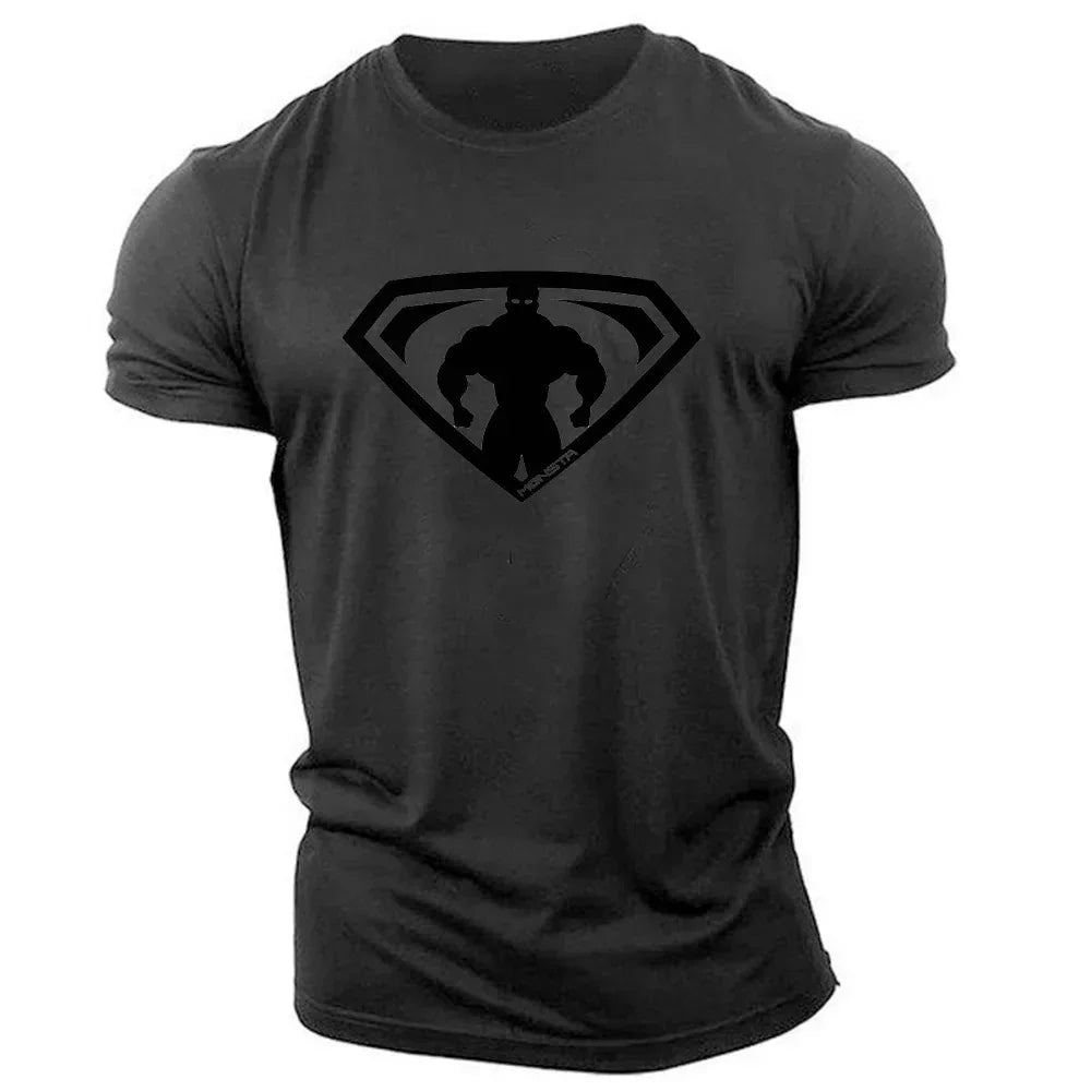 Men's Superman Print Quick-Dry T-Shirt 5