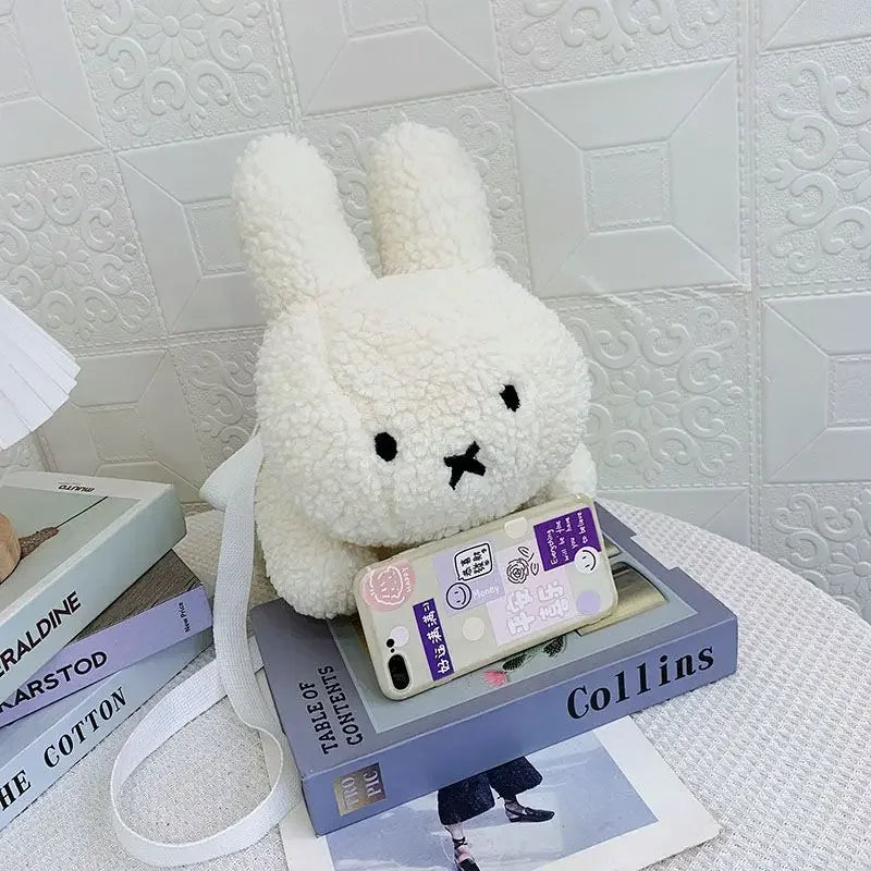 Miffy Rabbit Plush Bag: Cute Cartoon Tote & Crossbody 4