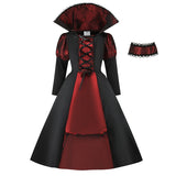 Kids' Gothic Vampire & Ghost Bride Costume