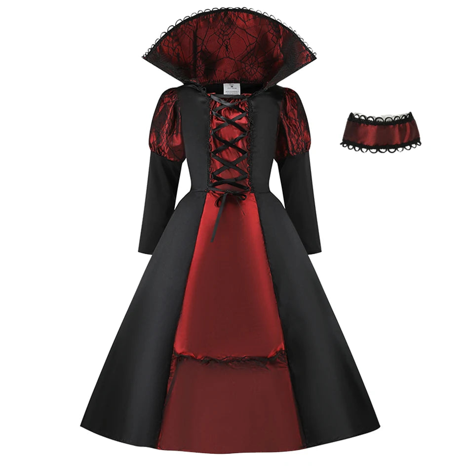 Kids' Gothic Vampire & Ghost Bride Costume