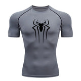 New Compression Shirt Men Fitness Gym Super Hero Sport Running T-Shirt Rashgard Tops Tee Quick Dry Short Sleeve T-Shirt For Men 4