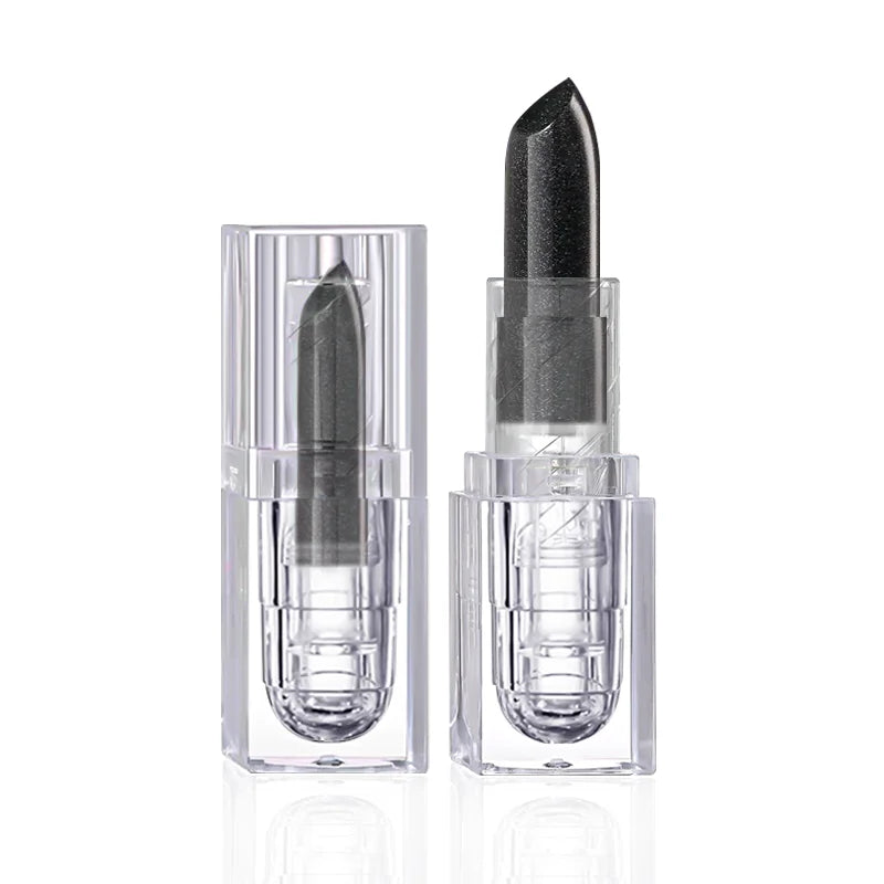 Waterproof Glitter Lipstick Sexy Black Lip Gloss Shiny Lip Tint  Cosmetics Halloween Lips Makeup 6