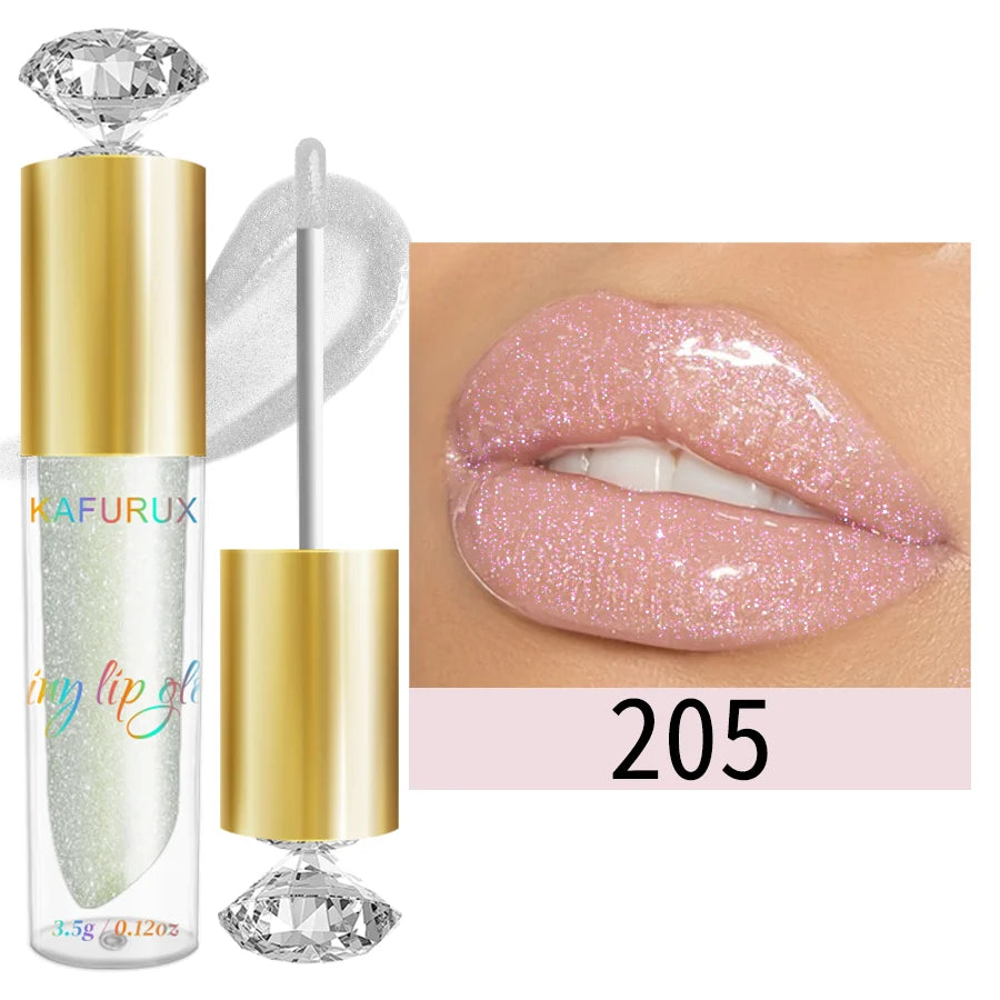 9-Color Diamond Shimmer Glitter Lip Gloss