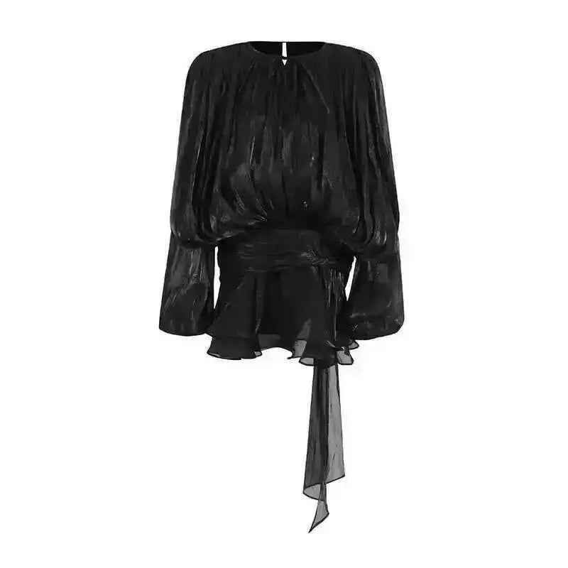 Women’s Sweet Style Lace-Up Mini Dress