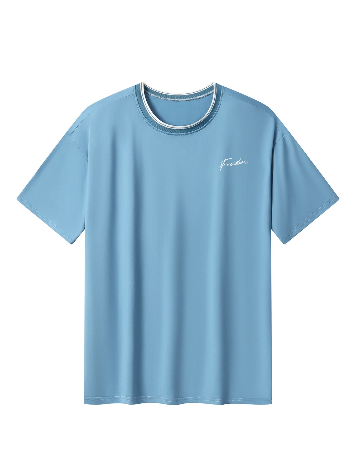 Creative Geometric Graphic Print Short Sleeve T-shirt for Men, Summer Outdoor Casual Crew Neck Top Shirt