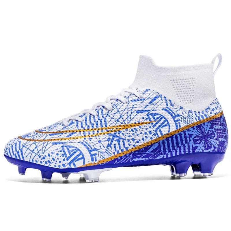 FG/TF Men Football Field Boots Long Spike Original Fast Society Training Football Shoes Grass Indoor Cleats Sneaker Soccer Shoes