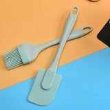 3Pcs Cream Scraper DIY Bread Cake Butter Spatula Mixer Oil Brush Kitchen Baking Tool Silicone Spatula Non-stick 5