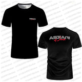 ASKARI Boxing Fighting Match Design 3D Men Fitness Short Sleeve T-shirt Breathable Mesh Sports Tees For Male Outdoor Trainning T