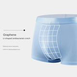 4 Pack Men's Ultra-Soft Ice Silk Underwear - Breathable Boxer Shorts L-6XL 4