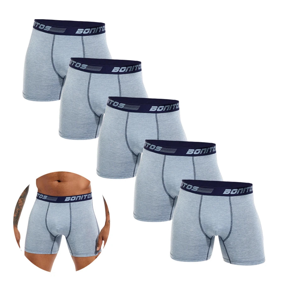 5-Piece Men’s Luxury Boxers & Briefs Collection