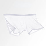 Men’s Ultra-Thin Ice Silk Transparent Boxers