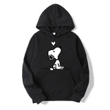 American Cartoon Comics Snoopy Hoodie Women Man Pullover Tops Spring Autumn Men  2024 New Casual Couple Sweatshirt Clothing