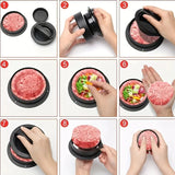 1 Set, Suitable for RV Kitchen, Non-stick Hamburger Machine, Meat Pie Machine Mold, Suitable for Meat Milk Cheese Vegetables 2