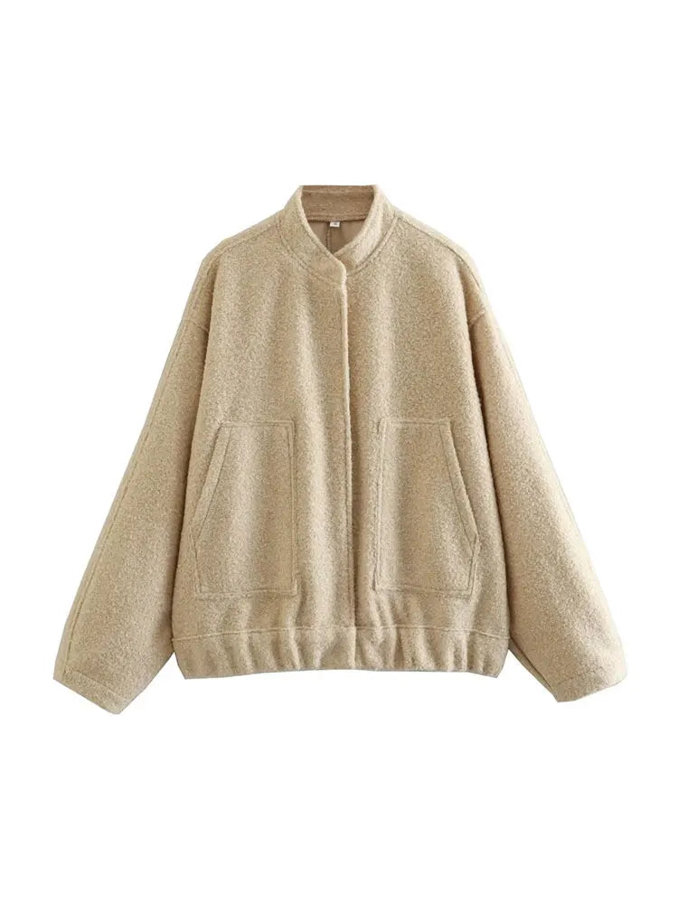 Oversized Vintage Bomber Jacket