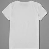 Funny Cat Women Summer White Print T-shirt Girl Casual Short Sleeve O Neck Top For Summer 3