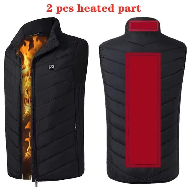 Men's 17-Zone USB Electric Heated Vest