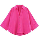Women’s Striped Summer Crop Blouse
