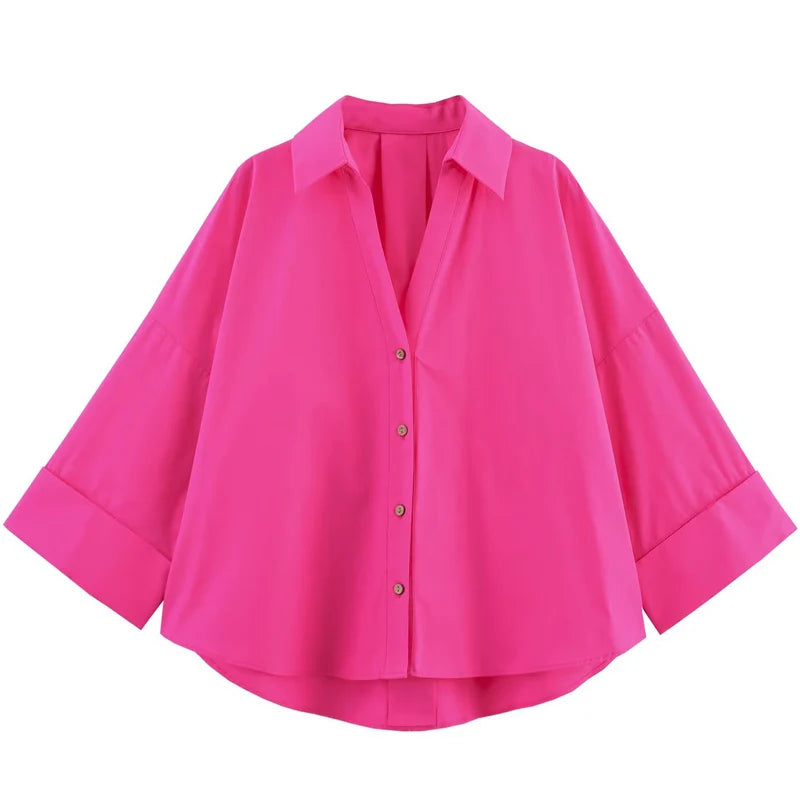 Women’s Striped Summer Crop Blouse
