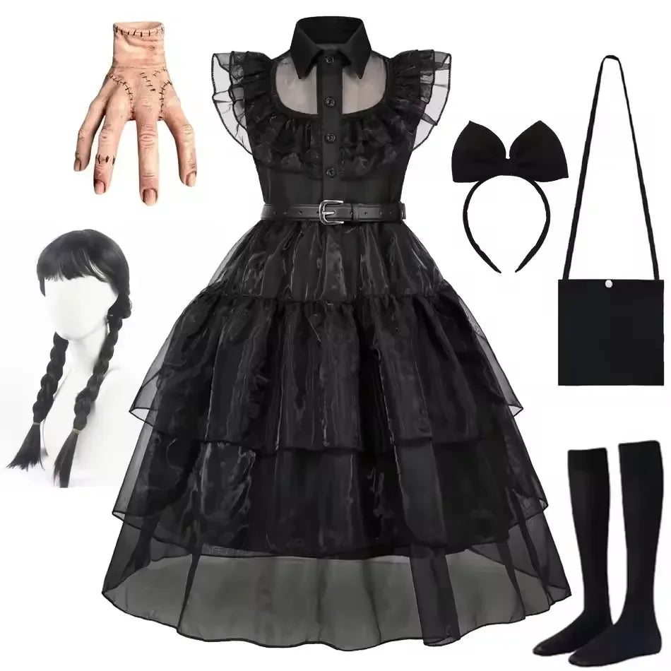 Girls' Gothic Ball Gown Costume