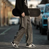Men's Y2K Flower Printed Baggy Jeans | 2025 Streetwear Wide-Leg Denim Trousers 6