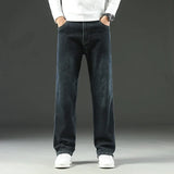 Men’s Classic Straight-Leg Denim Trousers