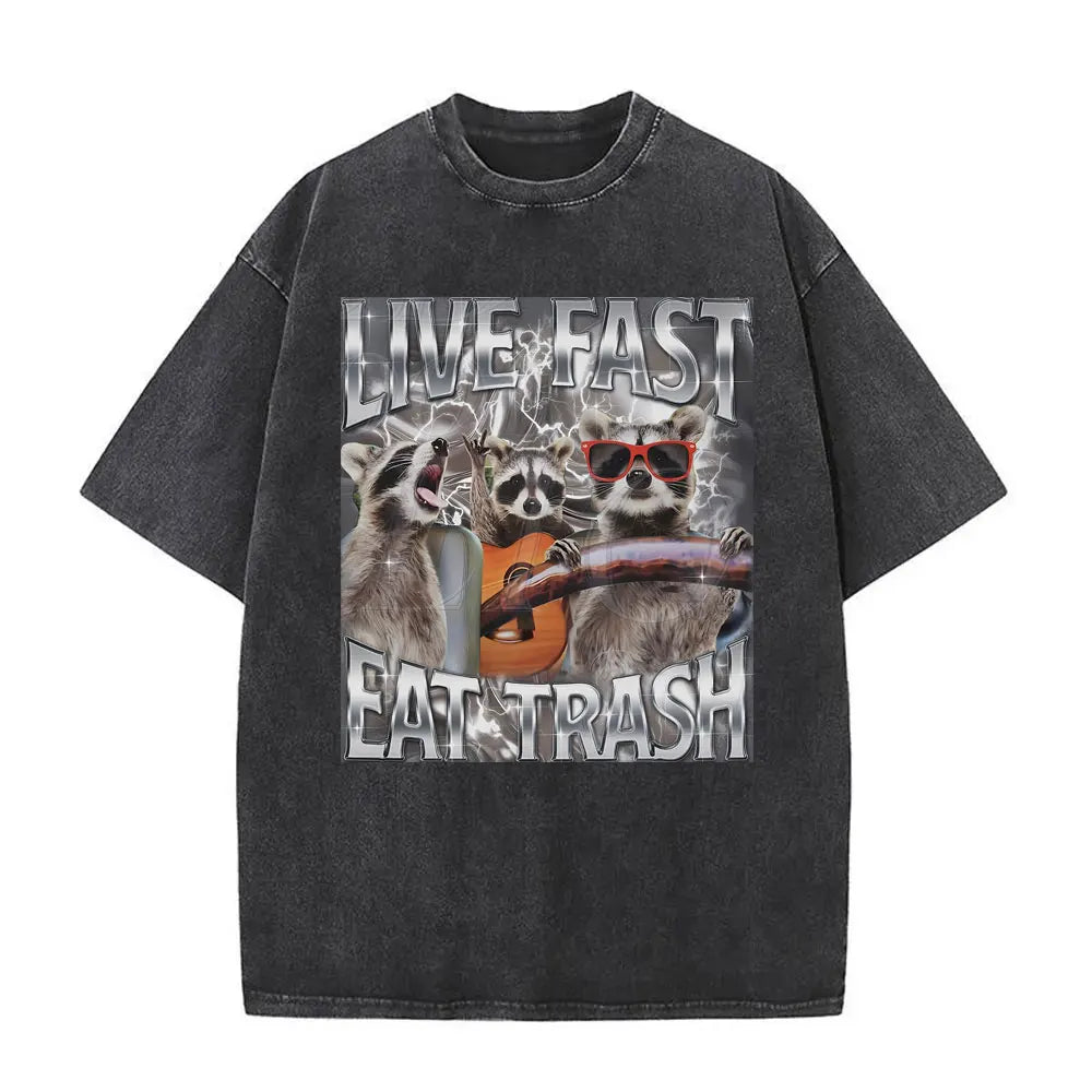 Washed-Vintage-Catch-Em-If-You-Can-Car-Print-T-Shirts-Men-Casual-Fishing-Lovers-Funny