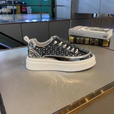 2025 New Arrival Trendy Casual Shoes High Aesthetic and Comfortable Adult Board Shoes White Men's Walking Shoe 4