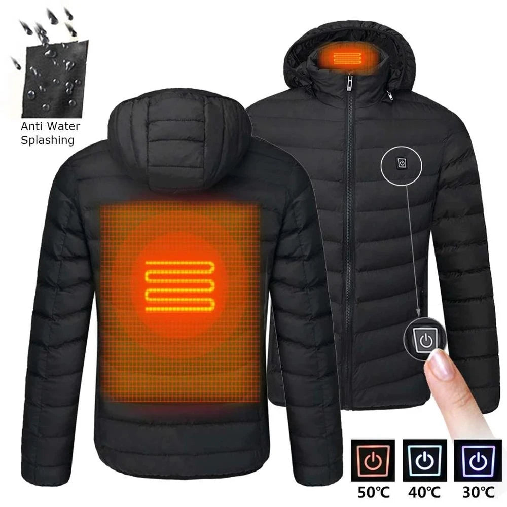 Men's All-Weather USB Heated Parka