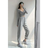 Drawstring-Fitness-Women-s-Pants-Clothing-Jogging-Sports-Elastic-Waist-Harem-Trousers-for-Woman-Pink-Baggy