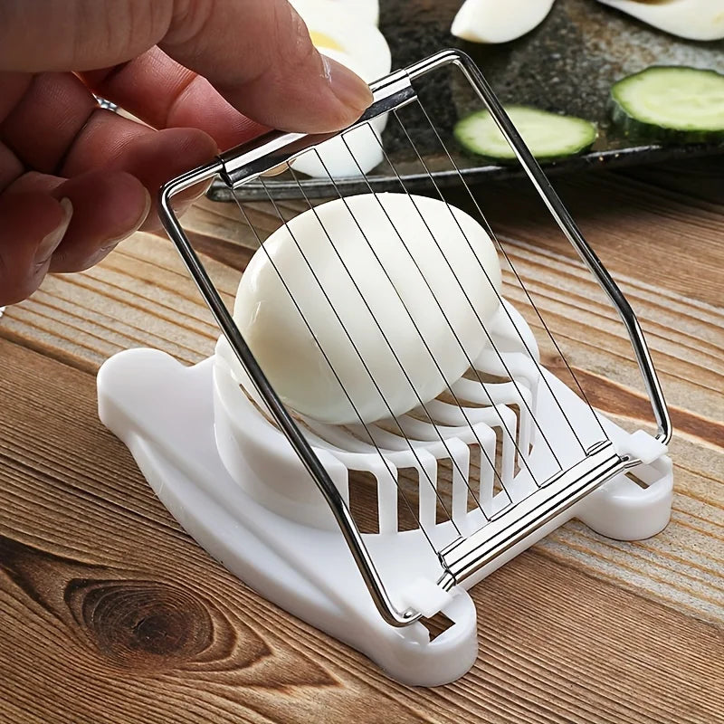 Egg Slicer Various Multi Functional Stainless Steel Egg Slicers Can Cut Soft Food for Practical Quick Household Kitchen Tools 5