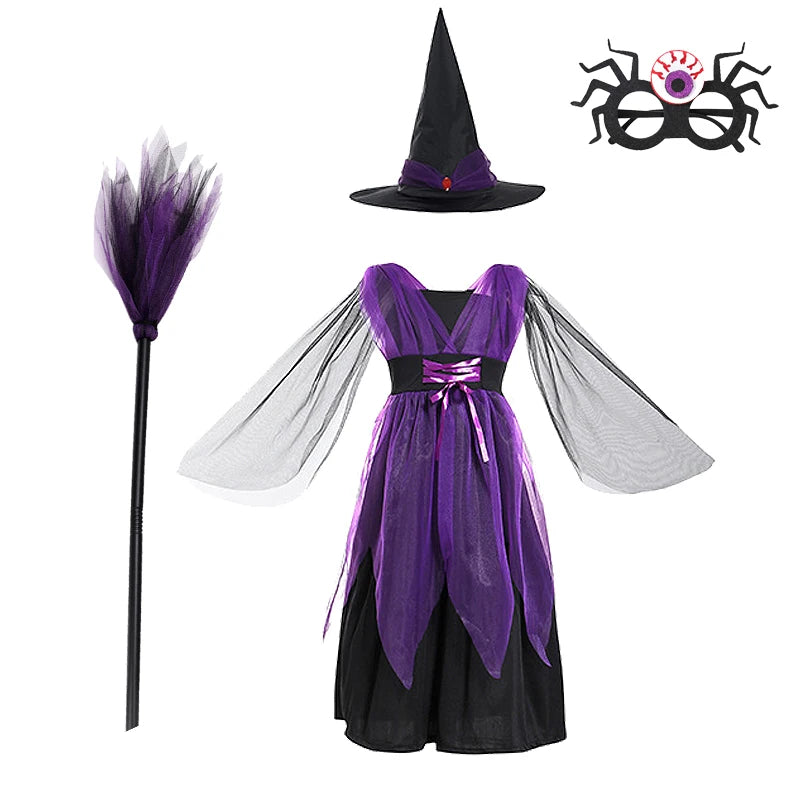Girls' Gothic Vampire Halloween Dress