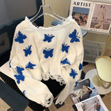 Y2K Graphic Knitted Sweater 2