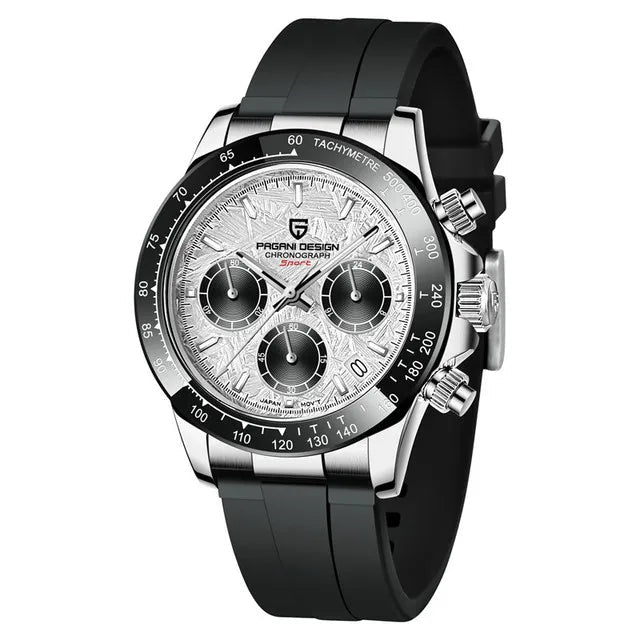 Pagani Design V2 Men’s 40mm Quartz Chronograph - Sapphire & Steel