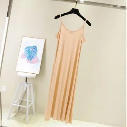 Spring-Summer-2024-Woman-Tank-Dress-Casual-Modal-Sexy-Camisole-Elastic-Female-Home-Beach-Dresses-O