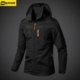 Mens Windbreaker Jackets Waterproof Military Hooded Coat Male New Combat Jackets Men Autumn Outdoor Hiking Biking Bomber Outwear 3