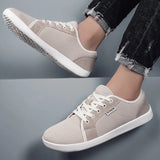 Men's Casual Shoes WideToe Flat-Sole Trainers Outdoor Oversized Men's Footwear Breathable Anti-Slip Basic StyleVersatile Pairing 4